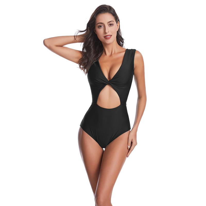sexy one piece swimsuit with cut out design