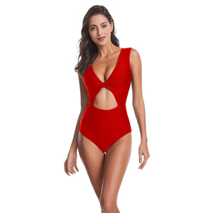 sexy one piece swimsuit with cut out design
