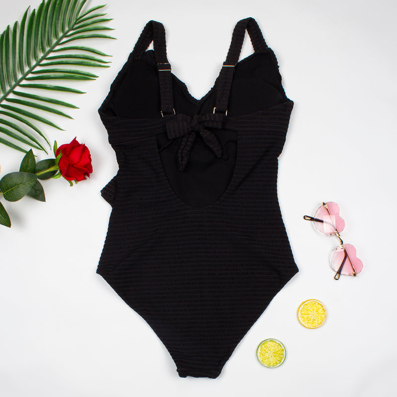 frill v plunge one piece