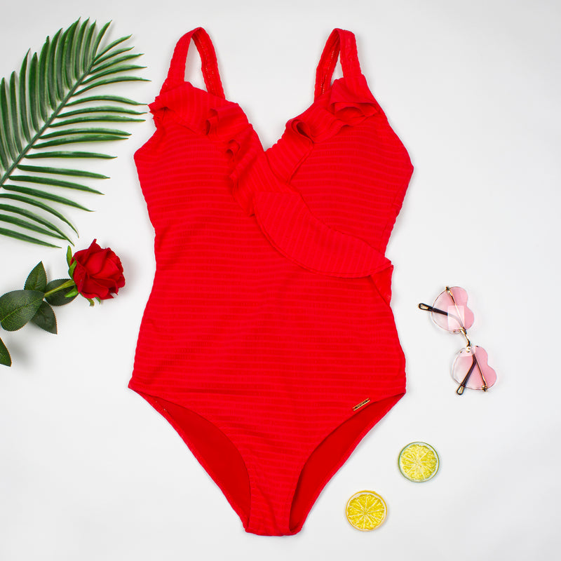 FRILL V PLUNGE ONE PIECE