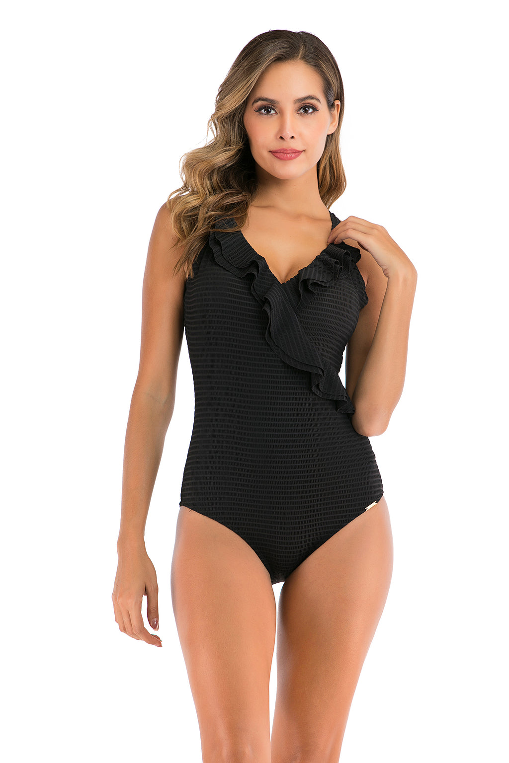 frill v plunge one piece