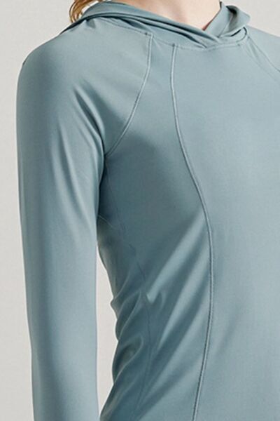 Hooded Long Sleeve Active T-Shirt